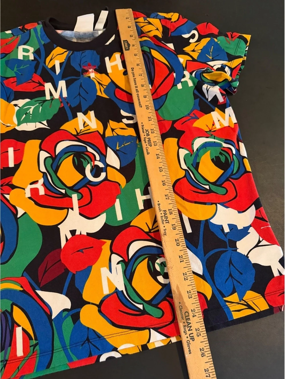Adidas Rich Mnisi Colorful Floral Print T-Shirt Size S
